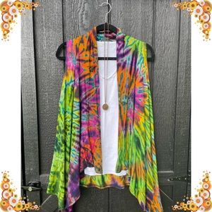 Tie Dye Vest Kathmandu Size One Size/Standard